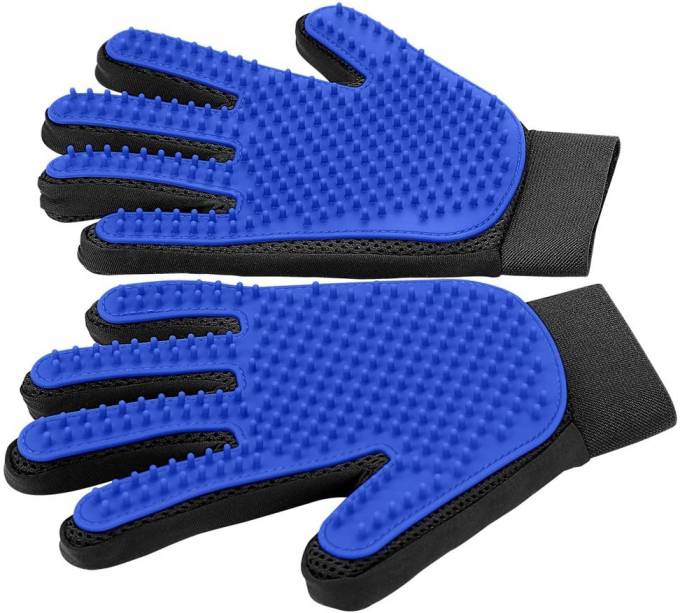 Hot Selling New Design Eco-friendly Pvc Pet Hair Remover Grooming Glove