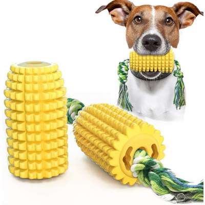 New Arrival Food Grade Rubber Dog Toothbrush Stick Cactus Shape Dog Chew Toys Pet Suction Cup Toys for Dog