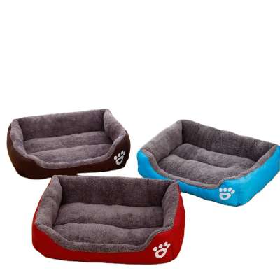 Hot Selling HAOJI 2020 New Design fluffy pet bed rattan pet bed  cama de perro cama para mascotas